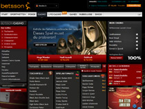 Betsson Casino Lobby