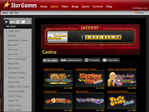 StarGames Casino Lobby
